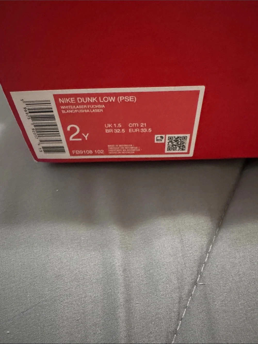 Nike dunk low Kids Pink and White Low-Top Sneakers - Girls